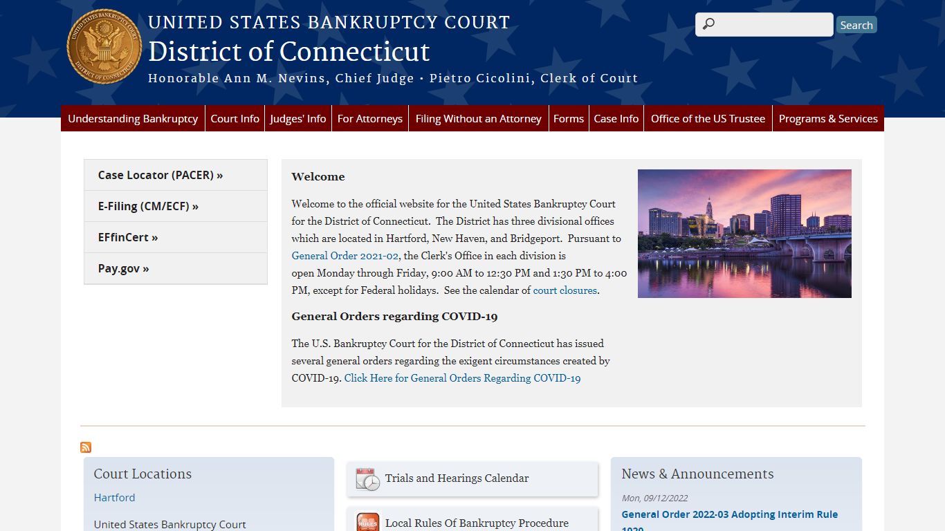 District of Connecticut | United States Bankruptcy Court